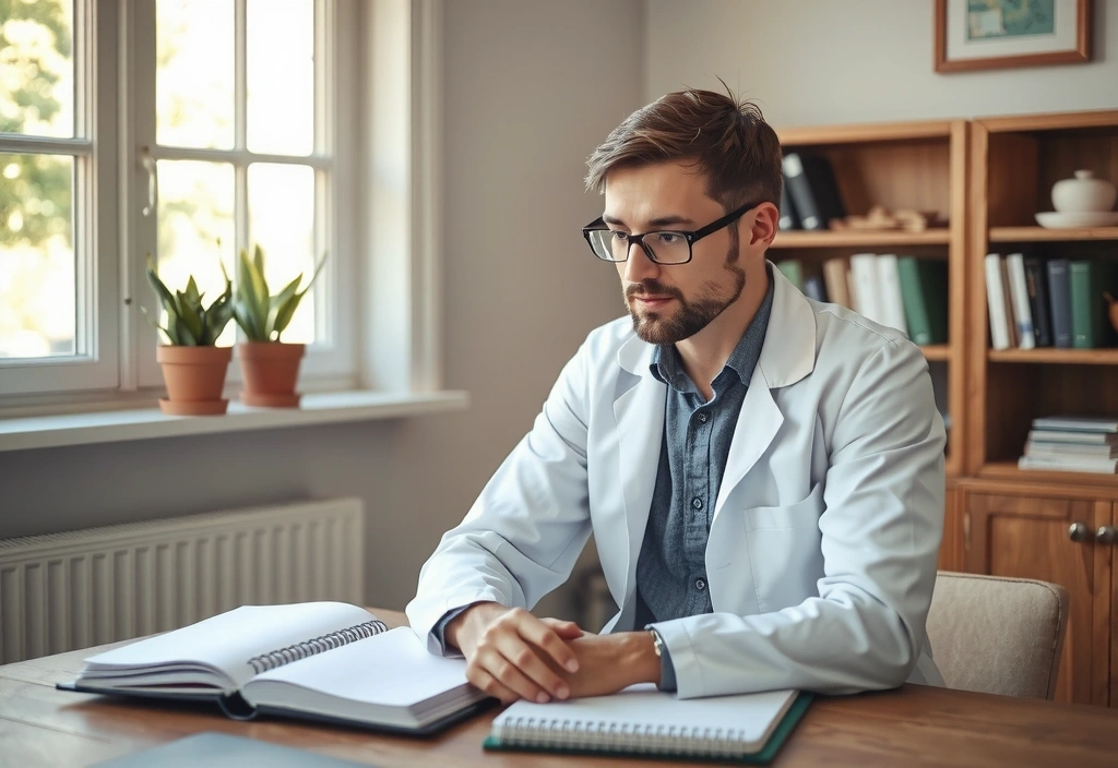 Portrait einer studierten Oecotrophologin am Arbeitsplatz